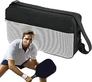 Pickleball Sling Bag - Large Capacity Pickleball Paddle Bag | Mesh Pocket, Sports Gym Paddle Case with Smooth Zipper for Men Women Travel Outdoor