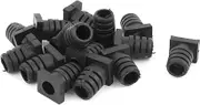 uxcell 15 Pcs Rubber Strain Relief Cord Boot Guard Wire Cable Sleeve Hose 19mm x 7mm