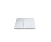 Wireless Bluetooth Keyboard Folding Touchpad Mini Slim Touch Pad for PC Table iPad iPhone Android Windows-white