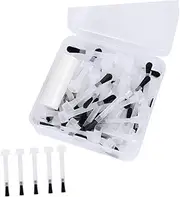 VICASKY 50pcs Nail Polish Brush with Handle Ergonomic Liquid Applicator for Easy Nail Art Application Durable and Versatile Tool for DIY and Professional Use
