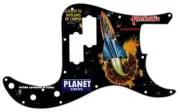 P Bass Precision Graphical Pickguard Custom Fender 13 Hole Guitar Outlaws Corpus
