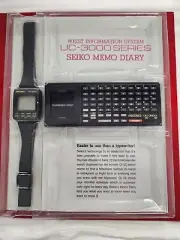 VINTAGE SEIKO UC 3000 SERIES WATCH with Keyboard Box And Papers Never Worn.