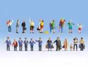Noch 16121 HO/OO Gauge At the Station XL Figure Set