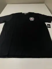 Volcom OCTOPARTY SHORT SLEEVE TEE - WASHED BLACK HEATHER Black Size L