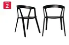 Set of 2 Matt Blatt Patrick Norguet Compas Chairs Replica (Black), Chairs, Home