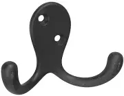 National Hardware N830-153 Hook, Robe, Double-Prong, Oil-Rubbed Bronze -