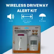 Wireless Driveway Alert Kit. Motion Activated Sensor. 200ft Range. 25ft Sensing