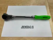 Snap-on Tools NEW GREEN 3/8" Drive Hard Grip Round Swivel Head Ratchet FHNFD100G