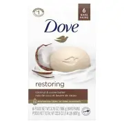 Dove Beauty Bar for Softer Skin Coconut Milk More Moisturizing than Bar Soap 3.7