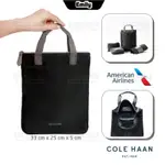 COLE HAAN 包適用於 AMERICAN AIRLINES 商業級防水拉鍊拉鍊面料手提包