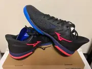 Mizuno Men's Wave Exceed Tour 5 AC Tennis Shoes Black/Blue/Red