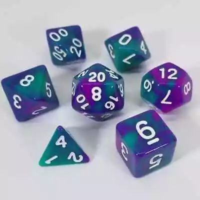 Psychic Crush 7 Dice Set Polyhedral RPG DnD Dungeons Dragons Pathfinder d20