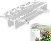 Fish Tank Tool Organizer - Acrylic Aquarium Tool Rack, Tool Holder | Multiple Use Water Plant Maintenance Stand, Fish Tank Tweezers Scissors Hanger, Cleaning Accessories Storage for Aquarium
