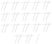FOYTOKI 50 Pack Silicone Eyeliner Brush Heads Soft Brush Tips Replacements for Makeup Tools