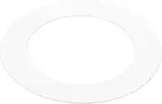 uxcell 2.4" ID 3.6" OD Light Trim Ring, White Goof Ring Matte Circular Light Cover Lighting Fixture for Ceiling Wall Recessed Can Downlights
