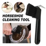 Equestrian Horseshoe Cleaning Hook Brush Horse Hoof Care Grooming Tool Supplies