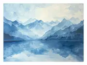 Blue Mountain Canvas Print