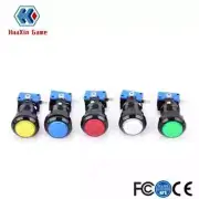 5PCS 30mm LED Illuminated Push Buttons With Micro Switch For Arcade Machine
