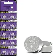 10PC LR754 Coin Batteries AG5 1.5V 393 Battery 754 LR48 193 Alkaline Batteries Button Cell Battery