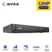 ANNKE 12MP 16CH NVR Recorder Instant Alert for PoE Security Camera CCTV System