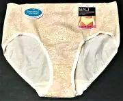 medium / 6 - NWT Bali Comfort Revolution hi-cut panty beige $12 tag (c217 a)