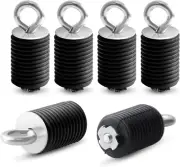 6 Pack UTV Lock and Ride Tie down Anchors Bed Anchors with 1-7/16" Holes Compati