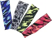 [MUSISALY] 4Pcs Breathable Sports Headbands Elastic Sweat Wicking Hair Bands for Yoga Running Basketball Exercise Durable Material Non Slip Design Stylish Comfortable