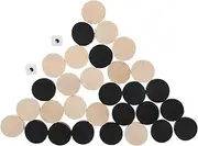 FELTECHELECTR 30Pcs Pieces Checkers and Chess Game Accessories for Board Games for Teaching and Craft Projects Smooth Finish Safe