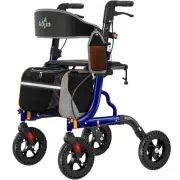 Rollator Walkers for Seniors with Seat, Foldable Walkers for Seniors, 8" All-...