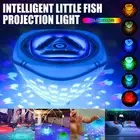 Swimming Pool Floating Lights Colourful Fish Projection Light Bath Tub Water Toy