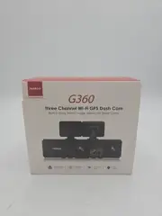 3 Channel 2K WiFi GPS, Voice Control Front and Rear Mini Car Dual Dash Camera