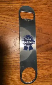 4 Pc Pabst Blue Ribbon 7" Bottle Opener Bartender Speed Bar Tool Stainless Steel