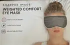Sharper Image Weighted Comfort Eye Mask, Light Blocking, Hot Cold Insert NEW