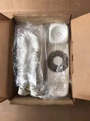 Stromberg-Carlson 1975 White Rotary Slenderet Wall Phone NOS.