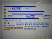 New York CUNY Police Vehicle Decals 1:24 Custom