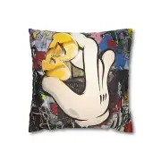 cuscino personalizzato bitcoin arte moderna, pop art edizione limitata