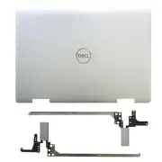 Silver 15.6" Top Back Cover+ Hinges 0FJ6RR For Dell Inspiron 15 5582 5591 2-in-1