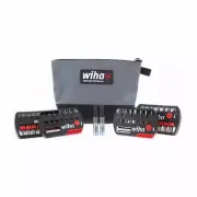 Wiha Tools 76886 34 Piece MaxxTor Impact Bits Set with Zipper Pouch