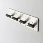 Stainless Steel Bathroom Kitchen Adhesive Towel Key Hook RackStick Hanger Holder