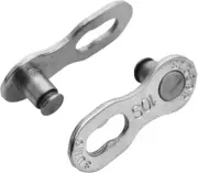 ZONKIE 10 Speed Removable Quick Split Chain Link, Silver, 2 Pack