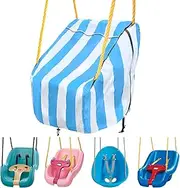 okcool Outdoor Toddler Swing Seat Cover,Outdoor Baby Swing Cover,A Wide Selection of Cute Colors and Patterns,Blue