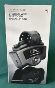 Sharper Image Steering Wheel Bluetooth Speakerphone new sealed box