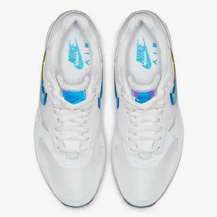 Nike Air Max 1 Jewel 白藍 漸層 慢跑 氣墊 男 藍綠 果凍 AO1021-101