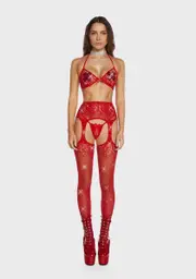 Beyond Bejeweled Lingerie Set