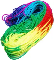 Colorful Rainbow Paracord Cord Rope Type III 7 Strand Parachute 550 Cord Bracele