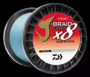 J-BRAID X8 GRAND BRAIDED LINE 20LB 3000YD - ISLAND BLUE BULK SPOOL FREE SHIP