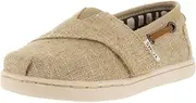 [TOMS] Kids Unisex Bimini Espadrille (Infant/Toddler/Little Kid) Natural Burlap Sneaker 2 Infant M