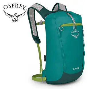 【Osprey 美國】Daylite Cinch 15L 日用/旅行/休閒背包 冒險綠/綠
