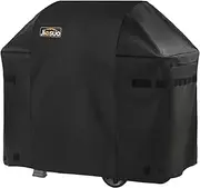 JIESUO BBQ Gas Grill Cover for Weber Spirit II 310: Heavy Duty Waterproof 51 Inch 3 Burner Weather Resistant Ripstop Outdoor Barbeque Grill Covers