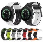 Double Color Silicone Watch Strap for suunto9/suunto7/suunto spartan sport